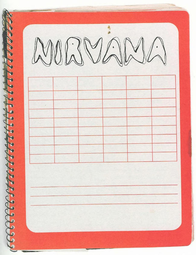 Journal de Kurt Cobain